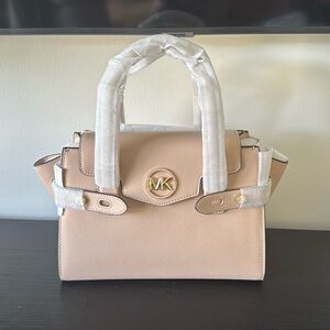 Michael Kors Carmen Faux Leather Purse with Crossbody Strap